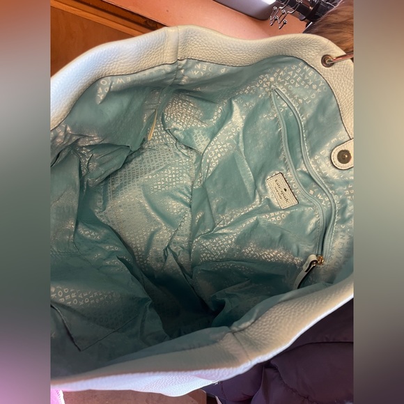 Kate Spade Large Mint Green Tote Bag - Picture 2 of 4